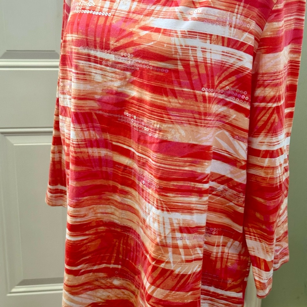 Ruby Rd.‎ 3/4 sleeve Blouse. Plus Size - Picture 6 of 9